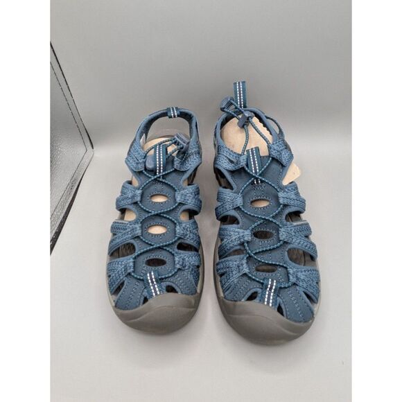 Keen Women's Whisper Sandals in Smoke Blue SZ 7 - Picture 3 of 10